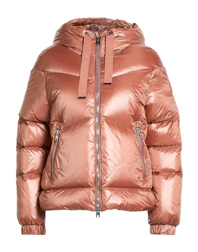 Woolrich · YOOX: Steppjacke, қызғылт-мыс, әйелдер күртешесі