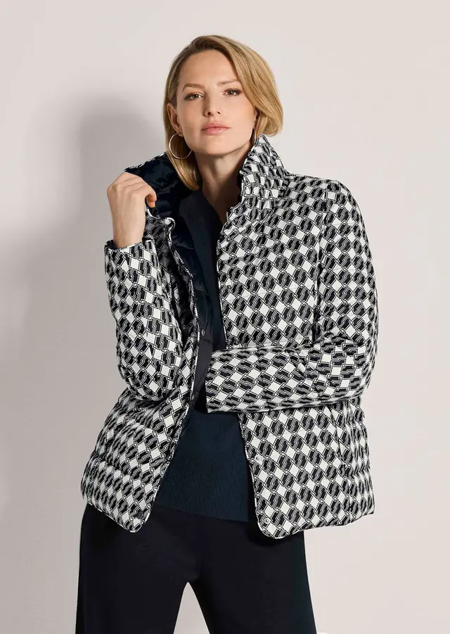 Madeleine: Steppjacke zum Wenden, екі жақты, қою көк, әйелдер күртешесі