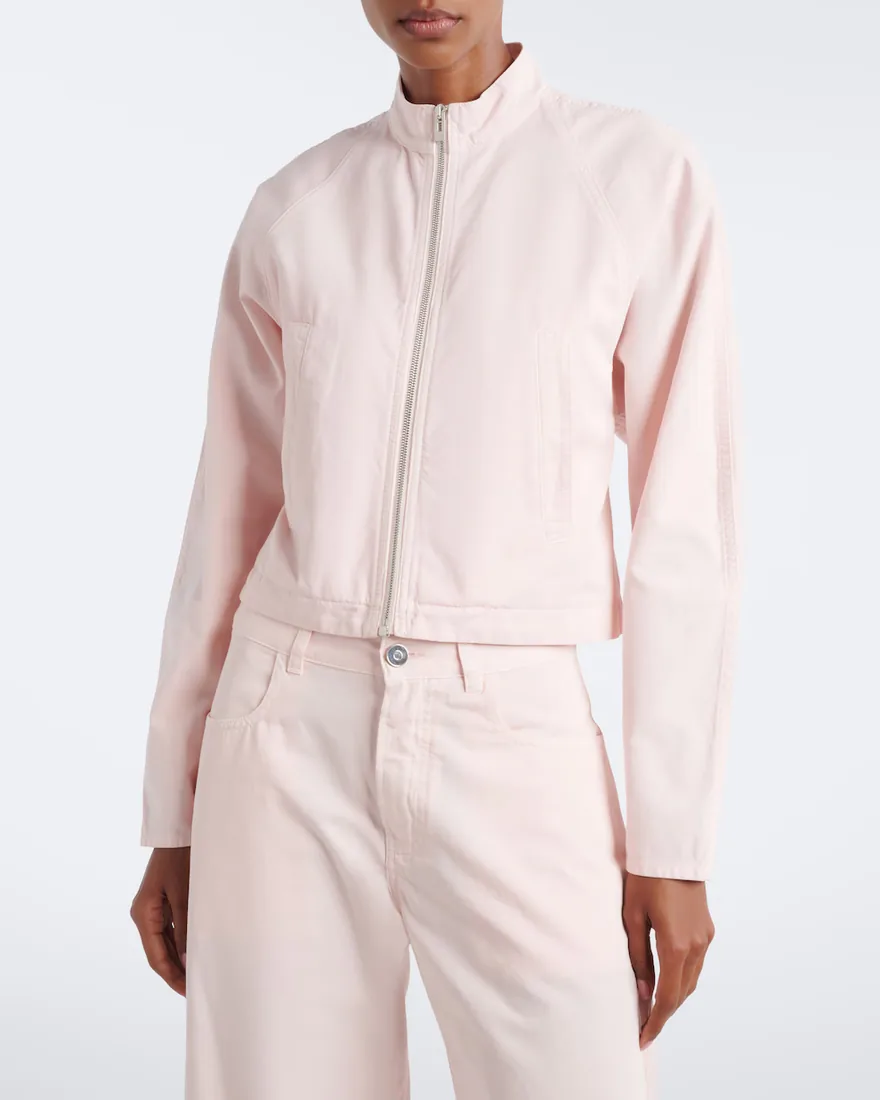 Alaïa: тік жағалы джинсы күртеше, көрінісі 2