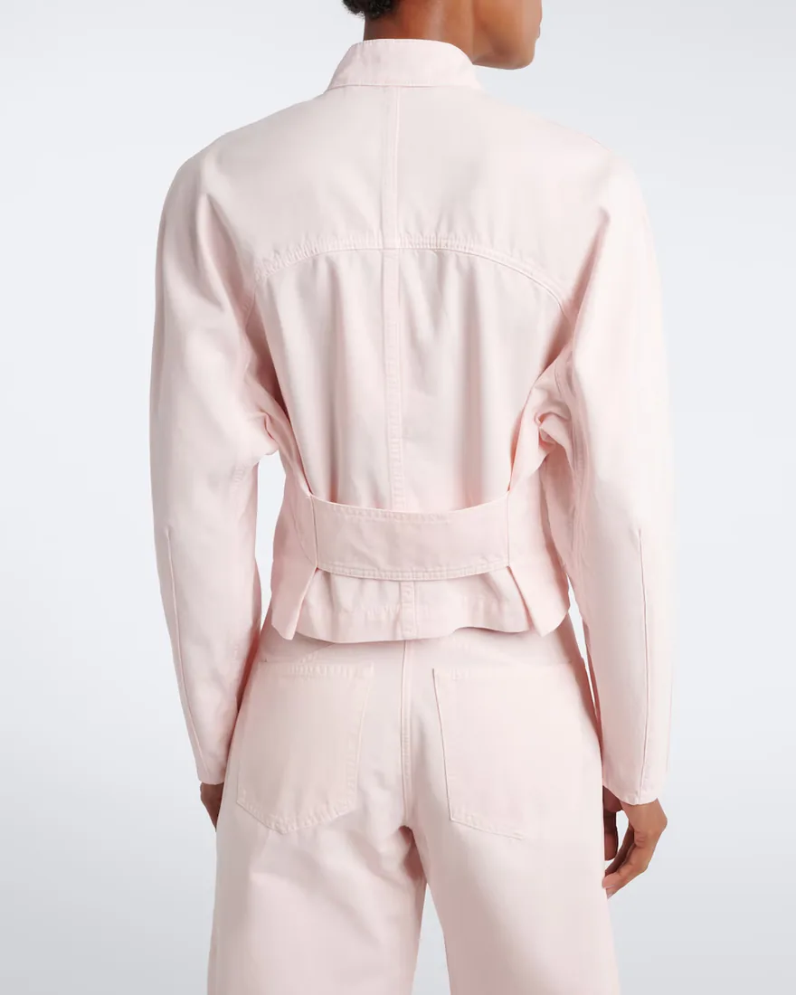 Alaïa: тік жағалы джинсы күртеше, көрінісі 3