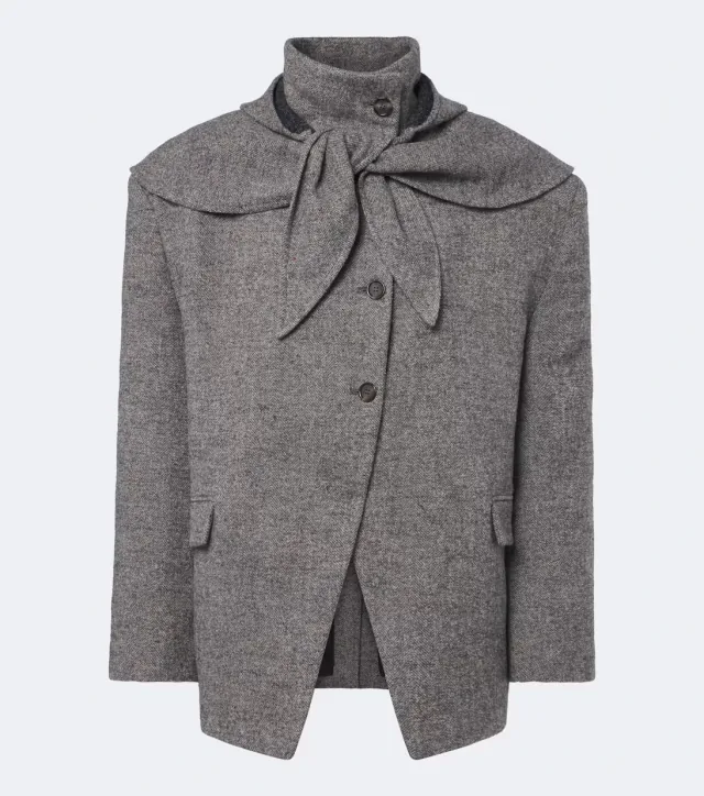 Magda Butrym · Mytheresa: Blazer aus einem Woll- und Kaschmirgemisch, шэры, жаночая куртка