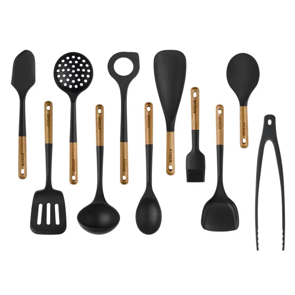 Staub Silikon-Kochutensilien, 11, Schwarz - фото товара
