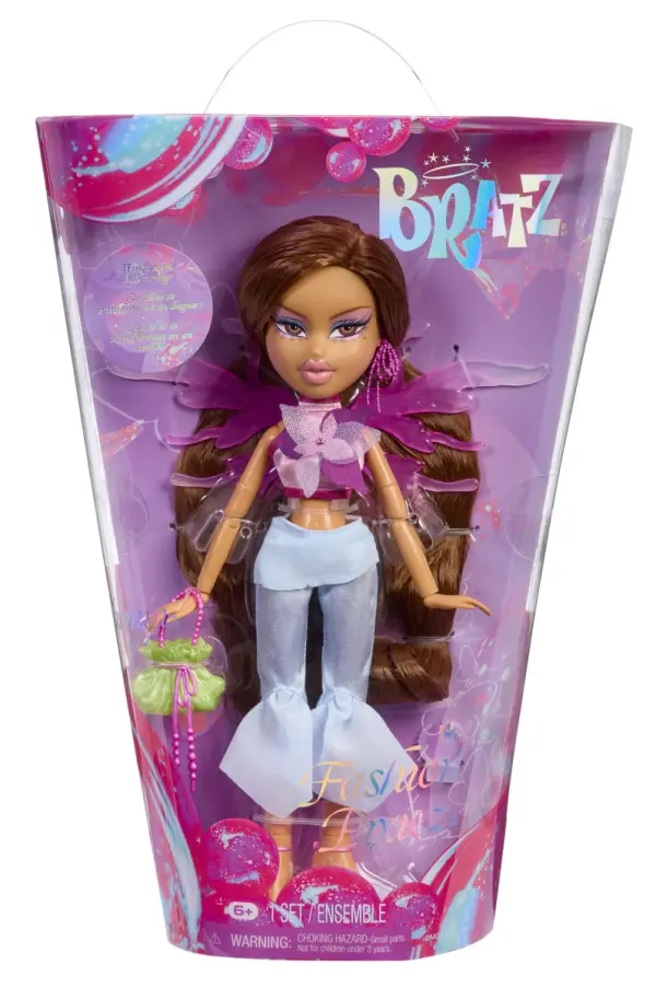 Bratz Fashion Pixiez Yasmin – Fantasy-Sammelpuppe mit Echter Mode und Accessoires, Fluegel Verwandeln Sich in einen Ring - фото товара