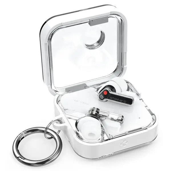 Spigen Ultra Hybrid Case Compatible with Nothing Ear 2 - Jet White - фото товара