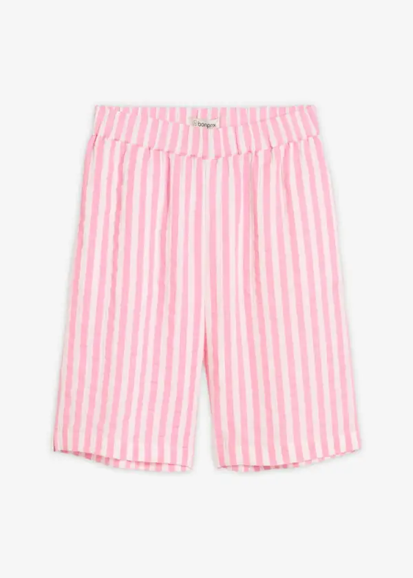 Musselin-Shorts aus reiner Baumwolle - фото товара