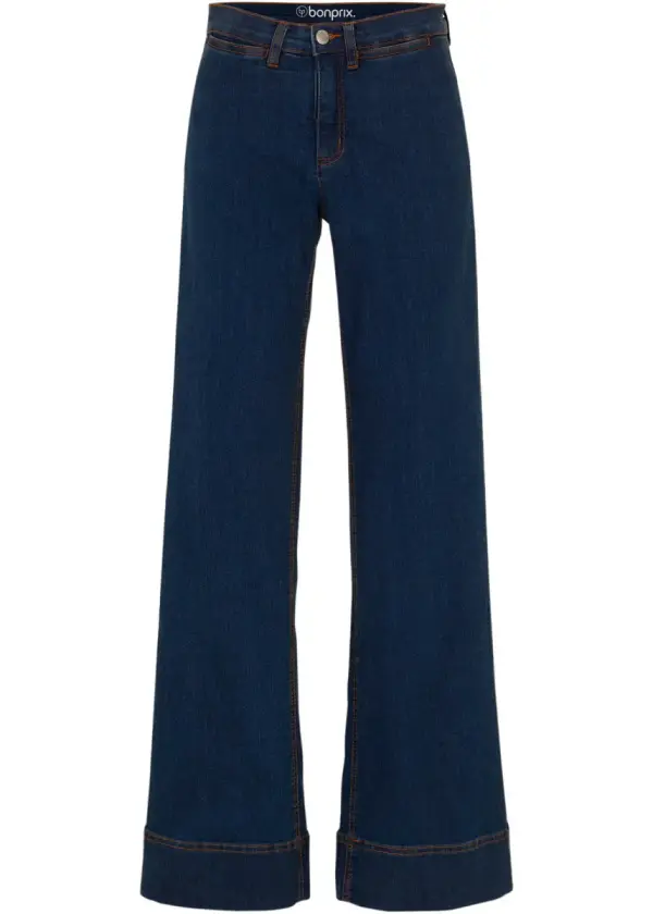 Wide- Leg Jeans Mid Waist, Komfort-Stretch - Каталогеру: заказать в России с доставкой из Европы