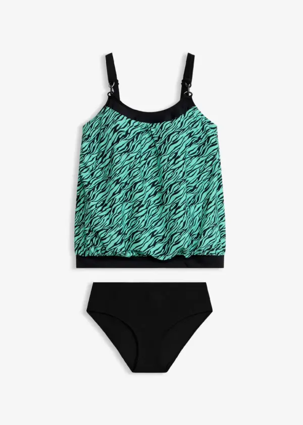 Oversize-Tankini mit Ringdetail (2-tlg.Set) - фото товара