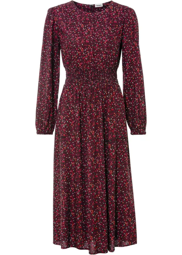 Midikleid mit Blumenprint - фото товара