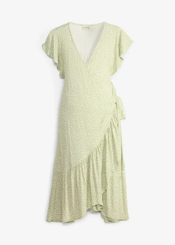2-in-1 Umstands- und Stillkleid zum Wickeln - фото товара