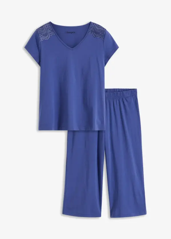 Capri Pyjama mit weiter Culotte - Каталогеру: заказать в России с доставкой из Европы