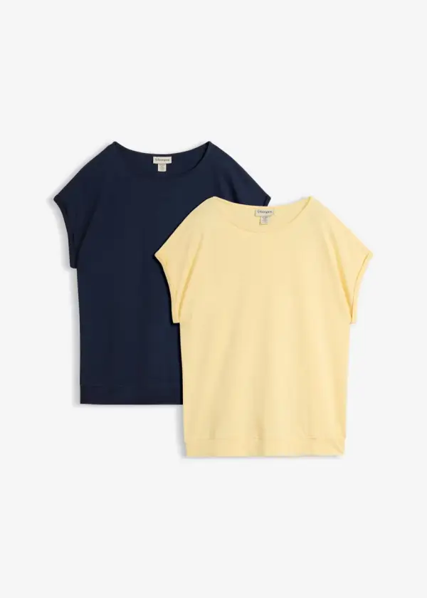 T-Shirt aus reiner Bio-Baumwolle (2er Pack) - фото товара