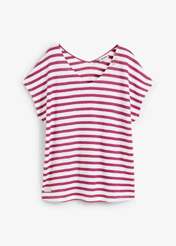 bonprix Shirt aus reinem Leinen mit Fledermausaermeln - Каталогеру: заказать в России с доставкой из Европы