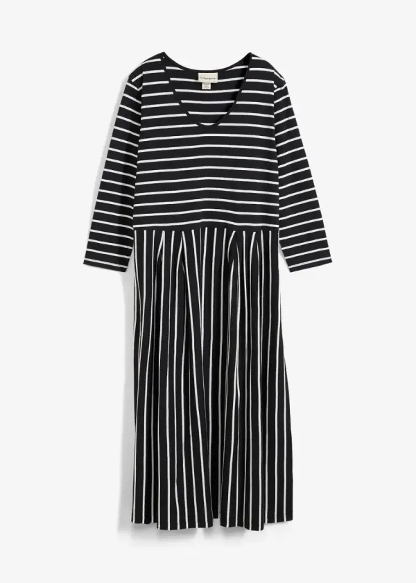 Baumwoll-Jerseykleid, Midilaenge - фото товара