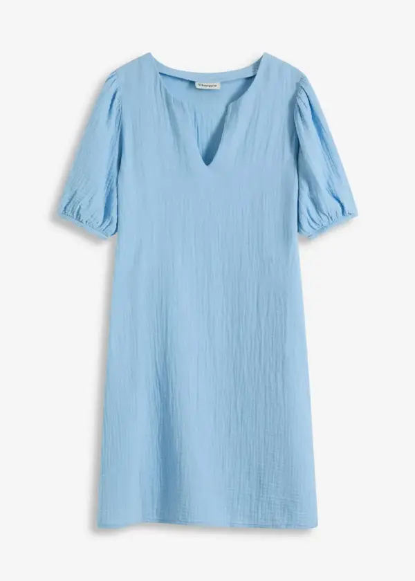 Kurzes Kleid aus Musselin - фото товара