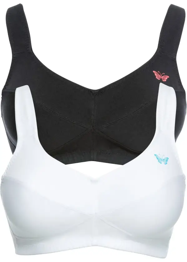 BH ohne Buegel mit Bio-Baumwolle (2er Pack) - фото товара