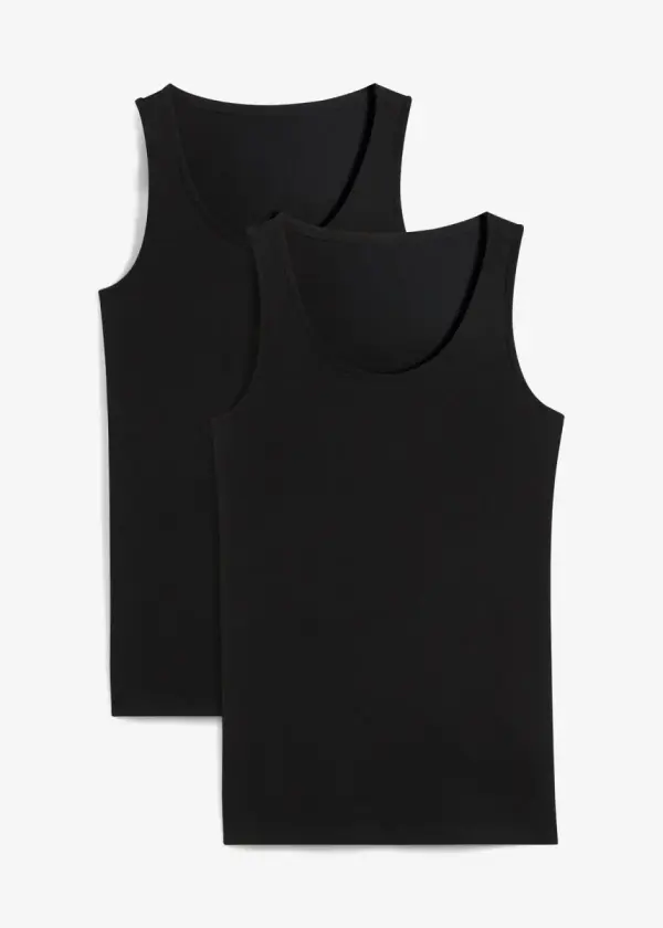 Tanktop mit Baumwolle (2er-Pack) - фото товара