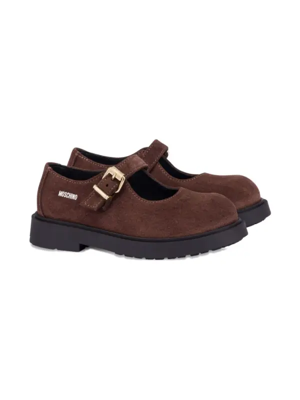 Moschino Kids Olivia Mary Janes aus Wildleder - фото товара