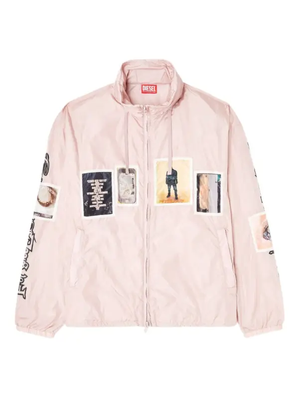Diesel J-Claus-A-Gsbr Bomberjacke mit Patch - фото товара