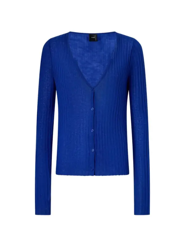 Товар PINKO Gerippter Cardigan mit V-Ausschnitt из интернет-магазина farfetch.com