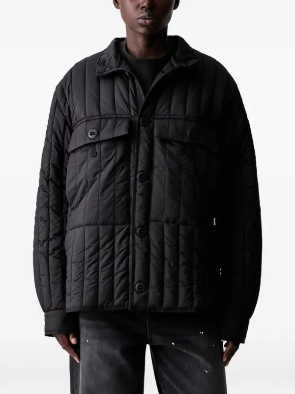 Rains Gesteppte Jacke mit Knoepfen - фото товара