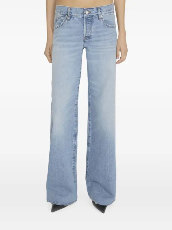 FRAME The Grey Wide-Leg-Jeans - Каталогеру: заказать в России с доставкой из Европы