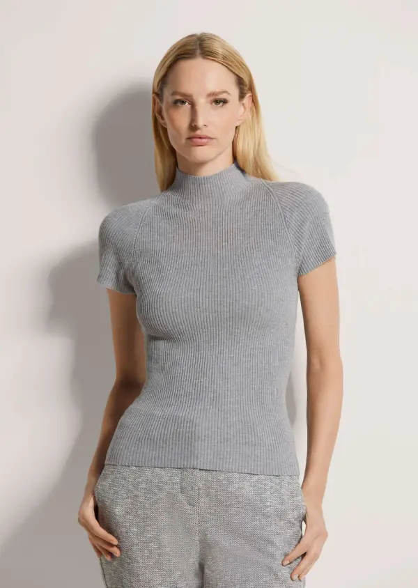 Strickpullover mit Kurzarm - фото товара