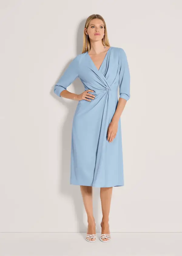 Elegantes Kleid in Wickeloptik - фото товара