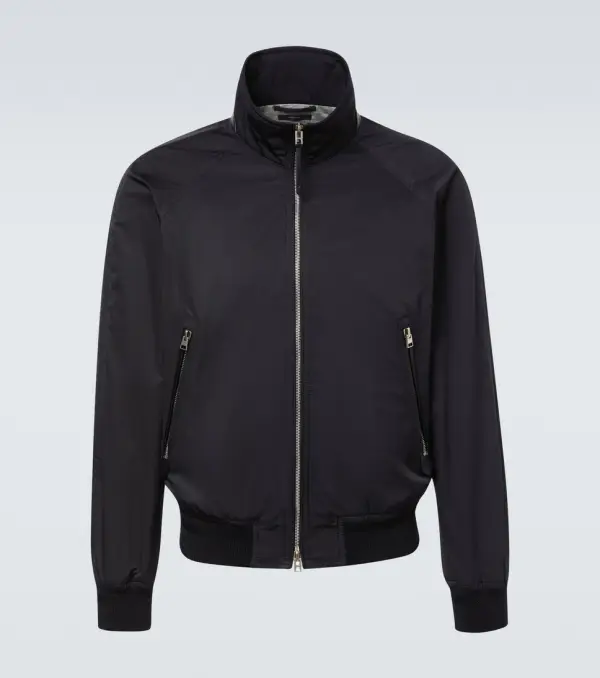Jacke mit Leder - фото товара