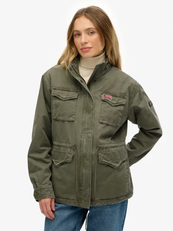 Superdry Military Jacke mit Borg-Futter - фото товара