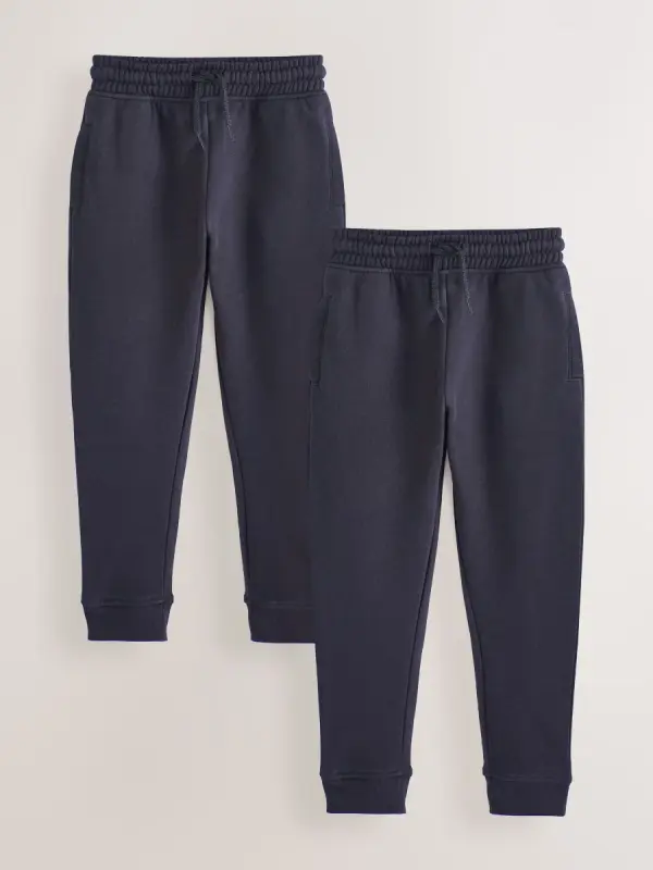 Marineblau - Jogginghosen, 2er-Pack (2–3 J.) - фото товара