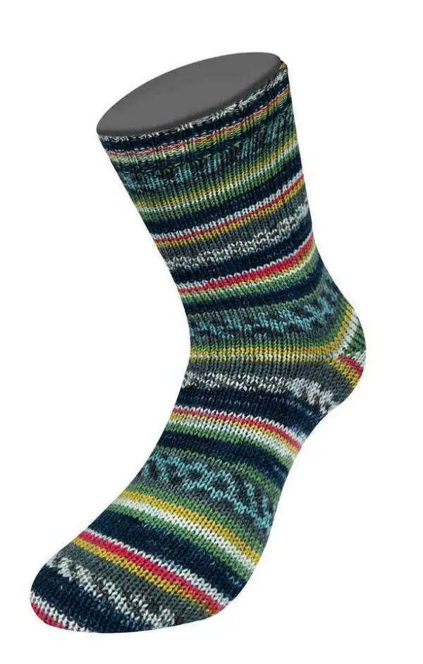 LANA GROSSA Haekelwolle LANDLUST DIE SOCKENWOLLE 420 m, weiche Sockenwolle mit Farbverlauf + доставка по Герм. 1,95 € - фото товара