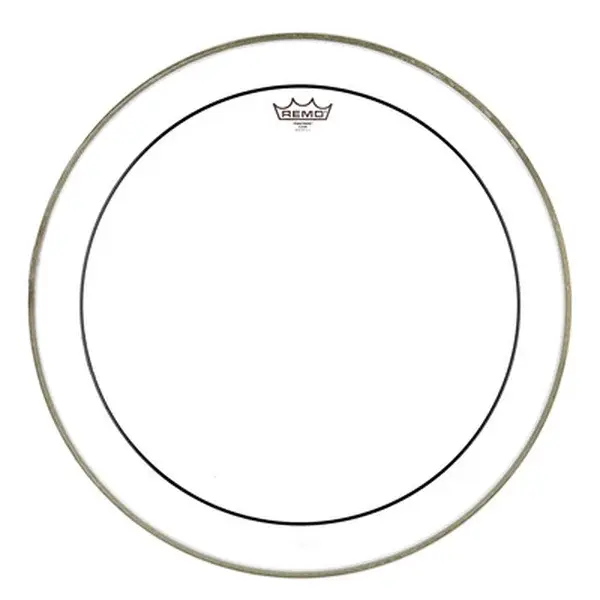 Remo 22" Pinstripe Bass Drum Fell transparent - фото товара