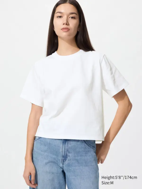 Baumwolle T-Shirt (boxy) - фото товара