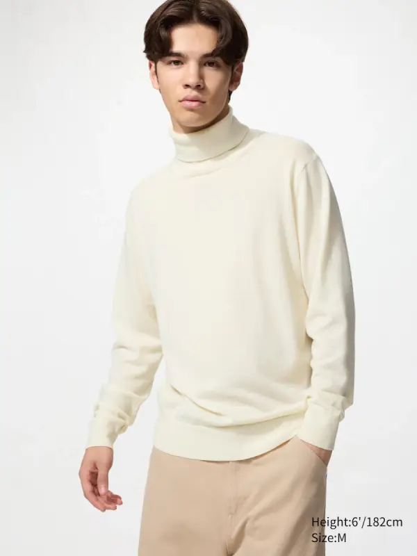 100 % Merinowolle Pullover (Rollkragen) - фото товара