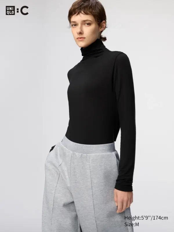 HEATTECH Extra Warm Kaschmir Thermo Langarmshirt (Rollkragen) - фото товара