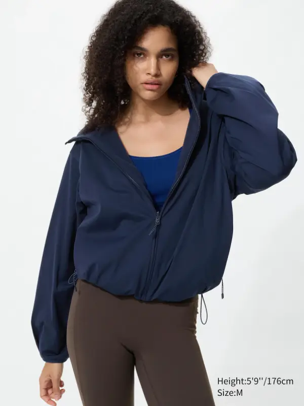 Winddichte Kapuzenjacke (Fleece, wendbar) - фото товара