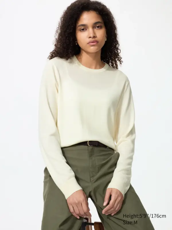 100 % Merinowolle Pullover (Rundhals) - фото товара