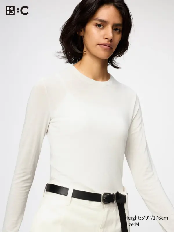 HEATTECH Extra Warm Kaschmirmix Thermo Langarmshirt (Rundhals) - фото товара