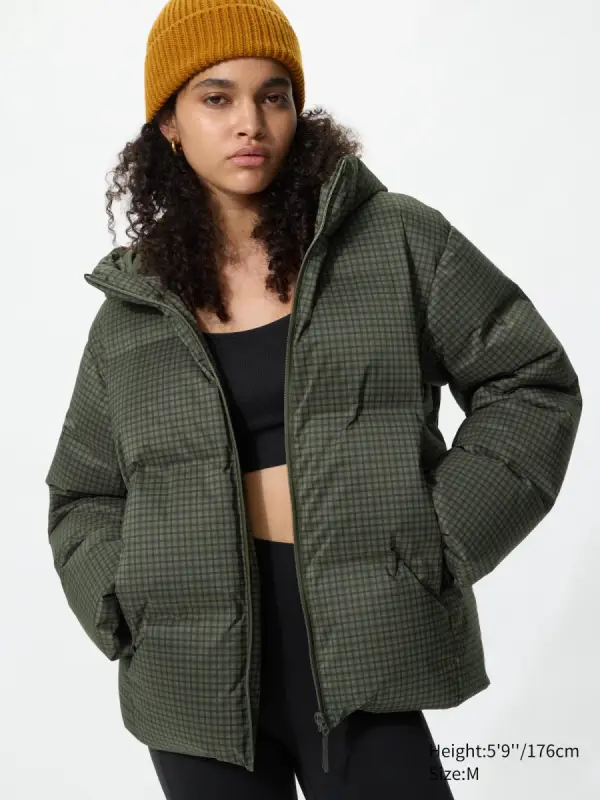 Товар Seamless Down Daunenparka (gemustert) из интернет-магазина uniqlo.com