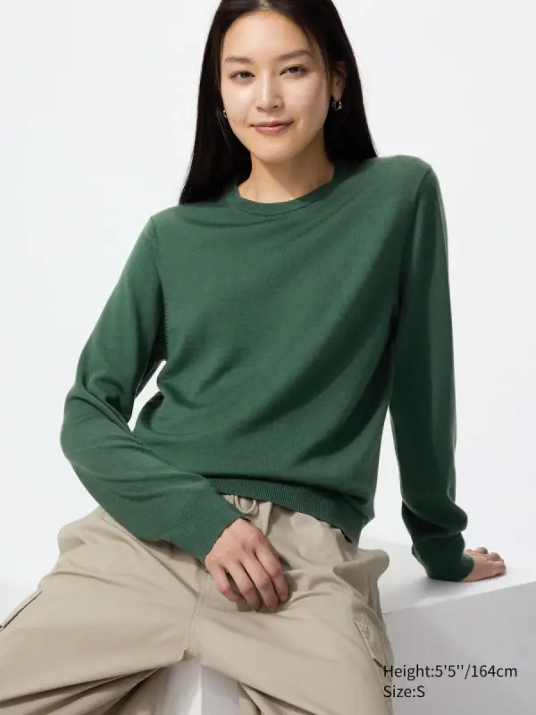 100 % Merinowolle Pullover (Rundhals) - фото товара