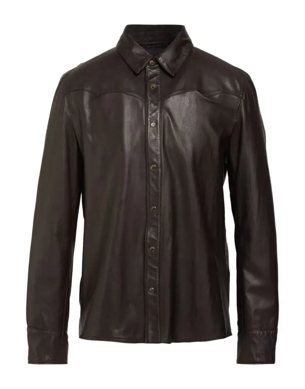 JOHN VARVATOS Einfarbiges Hemd - фото товара
