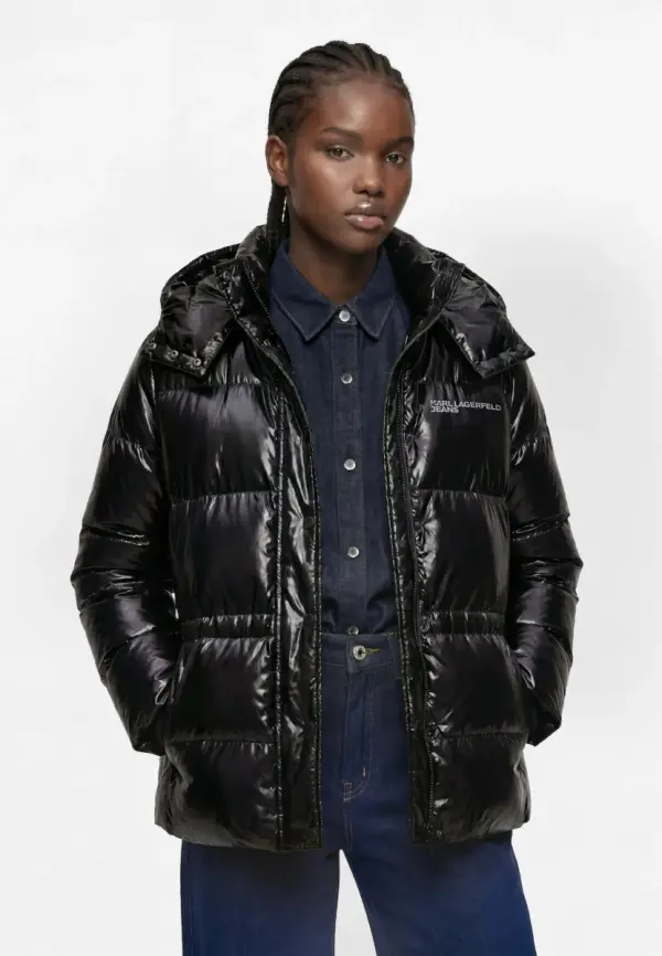 Karl Lagerfeld Jeans SHINY PUFFER - Winter jacket - фото товара