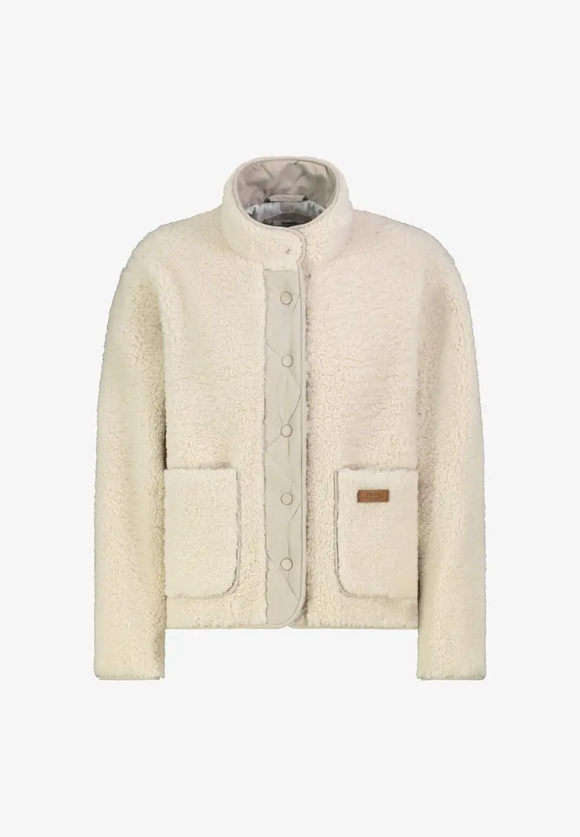 Zalando: Sublevel Sherpa Fleecejacke mit Stehkragen - Fleece jacket - light-beige, әйелдер күртешесі