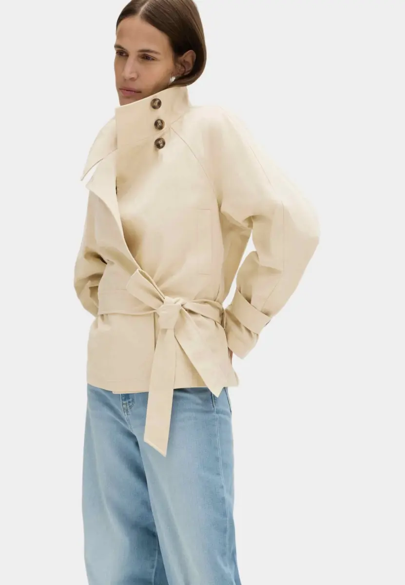 Zalando: Marks & Spencer Funnel Neck Belted Short Trench Style Coat, әйелдер күртешесі