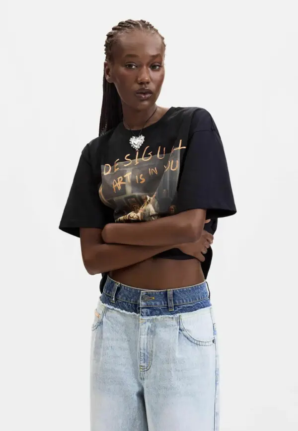 Desigual PRINTED T-SHIRT - Print T-shirt - фото товара