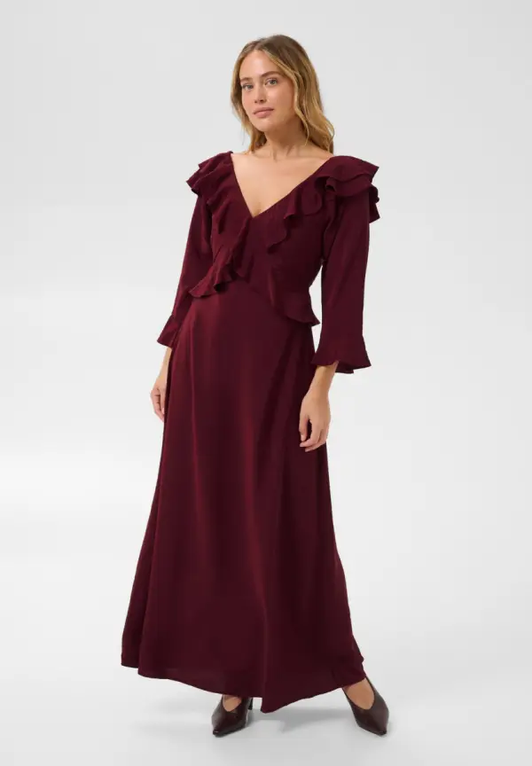 Товар Kaffe KAELSIE FRILL DRESS - Maxi dress из интернет-магазина zalando.de