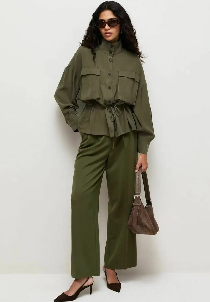 Zalando: New Look Long Sleeve Funnel Neck Shacket, әйелдер күртешесі