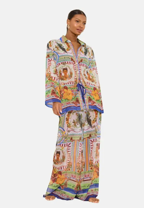 Товар Lipsy PLACEMENT PRINT COLLAR LONG SLEEVE BEACH SHIRT - Beach accessory из интернет-магазина zalando.de