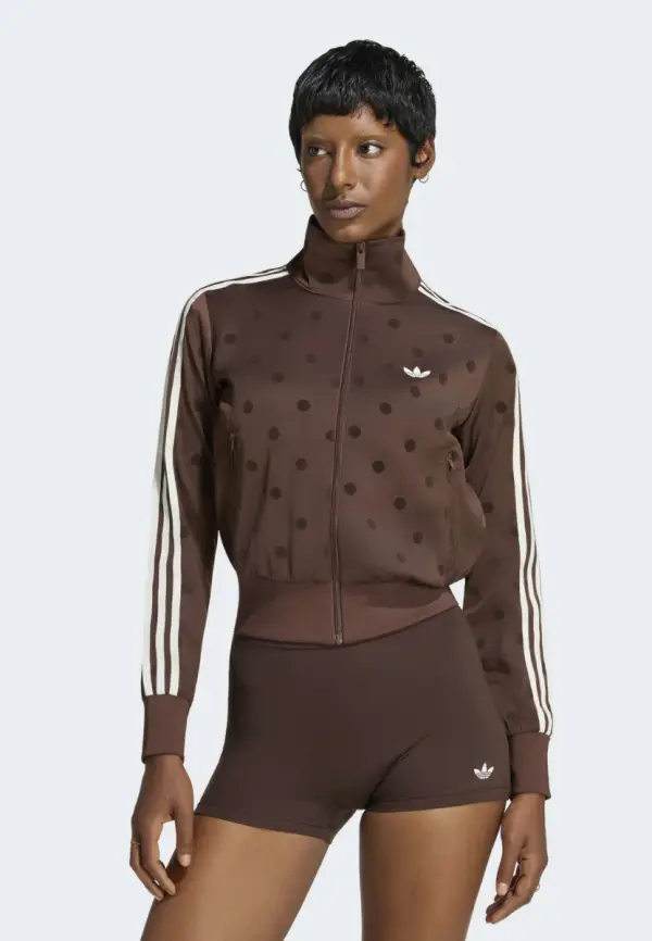 adidas Originals SATIN POLKA DOTS TT - Zip-up sweatshirt - фото товара