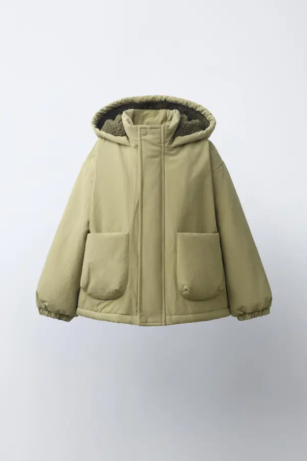 KAPUZENJACKE MIT LAMMFELLFUTTER - фото товара